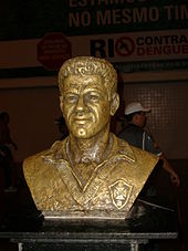 Buste de Garrincha au Maracanã.