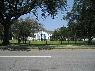 Wikipedia sourced image of Dillard Neighborhood, sub-district of Gentilly district, depicting Dillard University, Gentilly New Orleans 27 August 2008 - 07.jpg