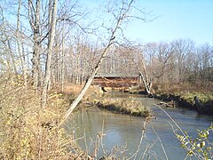 Glimmerglass Eyalet Parkı kapalı bridge.jpg