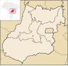 Location of Araçu in Goiás