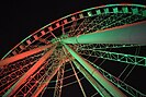 La Grande roue de Montréal illuminated at night