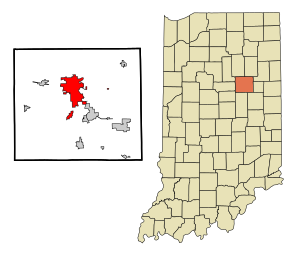 Indiana Marion: Ville de l'Indiana, aux États-Unis