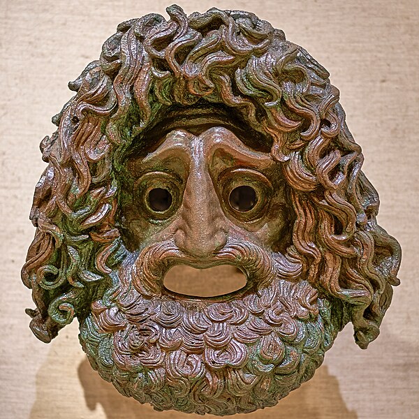 File:Greek tragedy mask, 4th cent. B.C. (PAM 4640, 1-6-2020).jpg
