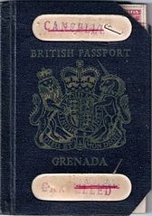 1959 Grenadian passport