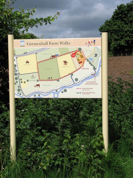 File:Gressenhall Farm Walks - information board - geograph.org.uk - 1309730.jpg