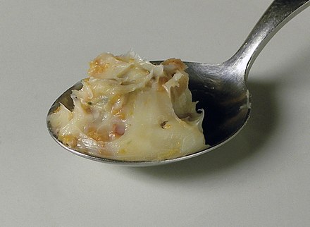 Griebenschmalz, German lard with crispy pieces of pork skin