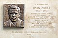 Gyula Horn plaque Bp13 Újpesti rkp 11.jpg