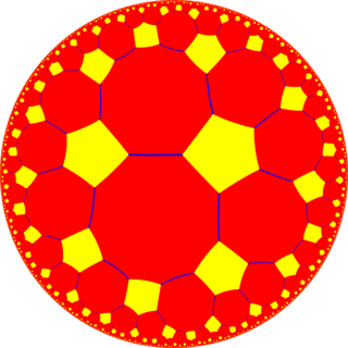 Truncated order-5 pentagonal tiling