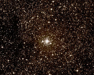 <span class="mw-page-title-main">HD 143183</span> Red supergiant variable star in the constellation Norma