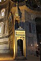 de:Minbar in der de:Hagia Sophia in Istanbul, Türkei