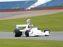 James Hunt's Hesketh 308 being driven by his son, Freddie, in 2007. Hesketh 308 Freddie Hunt 2007.jpg