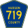 County Route 719 marker