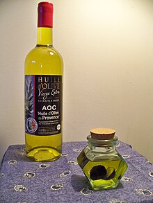 Huile d'Olive de Provence et truffes.