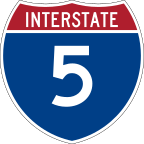 Interstate 5 marker