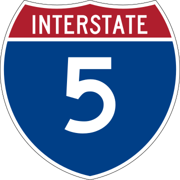 Interstate 5 in Oregon