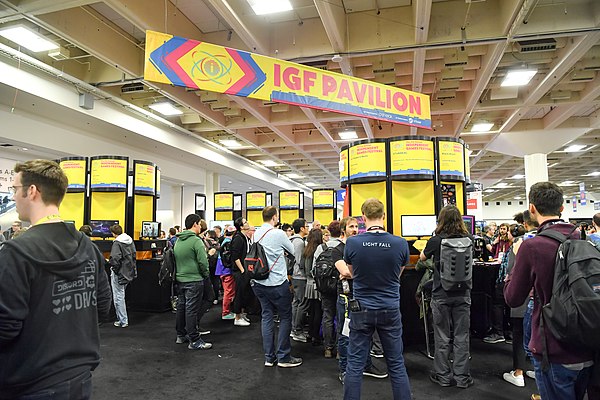 The Independent Games Festival Pavilion at the 2019 GDC