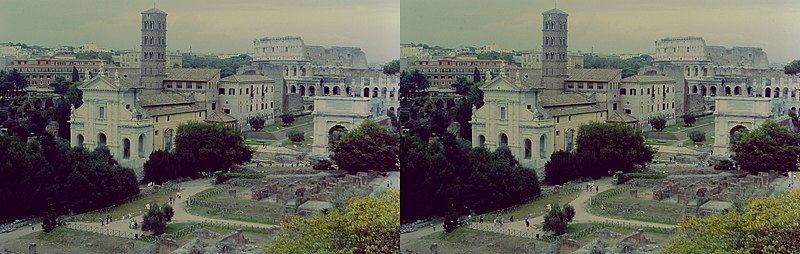 Forum Romanum and Colosseum