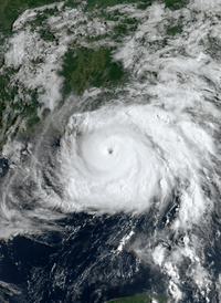Image of Hurricane Ida from late August 2021. Ida 2021-08-29 1400Z.png