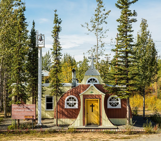 File:Iglesia católica, Beaver Creek, Yukón, Canadá, 2017-08-25, DD 13.jpg