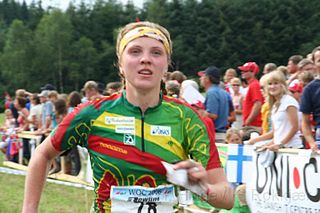 <span class="mw-page-title-main">Indrė Valaitė</span> Lithuanian orienteering competitor