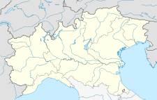 معسكر بولزانو ترانزيت على خريطة Northern Italy