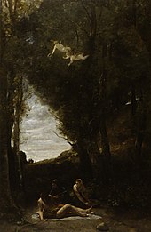 Jean-Baptiste-Camille Corot - St Sebastian Succoured by Holy Women - Walters 37192.jpg
