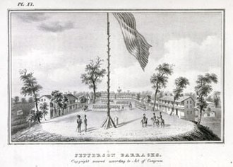 Jefferson Barracks during the Mexican–American War.