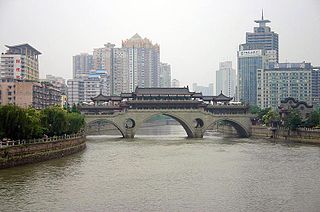 Jin River (Sichuan) river in Sichuan, China