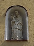 Johannes Nepomuk statue in the Großgerharts chapel.jpg