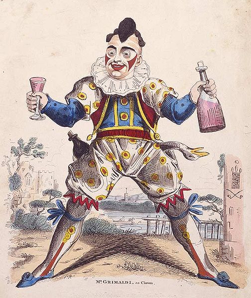 Joseph Grimaldi as "Joey" the Clown, c. 1810