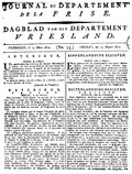 Миниатюра для Файл:Journal du département de la Frise = Dagblad van het departement Vriesland 13-03-1812 (IA ddd 010579387 mpeg21).pdf