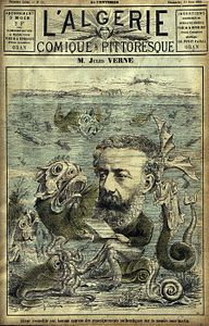 Jules Verne, caricathura, L'Algerie, 15 di giugnu (1884)