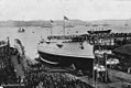 SMS Hildebrand beim Stapellauf in Kiel