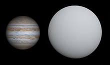 KELT-3b compared to Jupiter