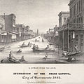 K Street, Inundation of the State Capitol, City of Sacramento, 1862.jpg