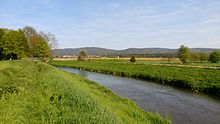 Die mittlerweile renaturierte Kahl im Prischoß