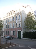 Apartment building in closed development