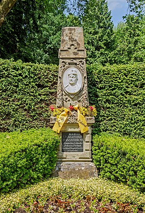 Tomb of Karl Drais, main cemetery, Karlsruhe