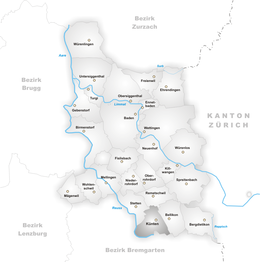 Künten - Localizazion