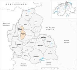 Schöfflisdorf – Mappa