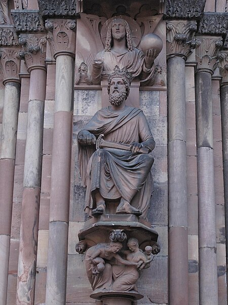 File:King Solomon on the south portal of the cathedral of Strasbourg.jpg