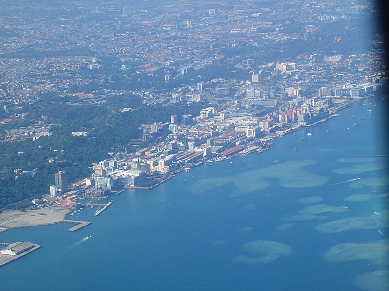 File:Kota Kinabalu panorama from the air.jpg