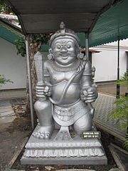 Gray statue