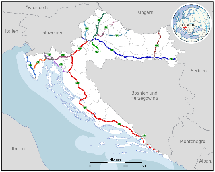File:Kroatien Autobahnen (aktueller Stand).svg