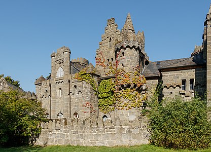 Löwenburg Bergpark Wilhelmshöhe Kassel Germany