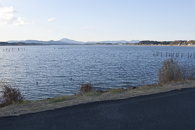 Lake Kasumigaura from Omitama