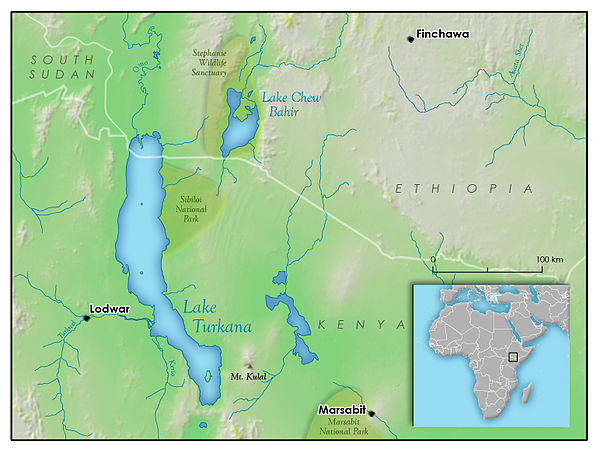 Image: Lake Turkana vicinity