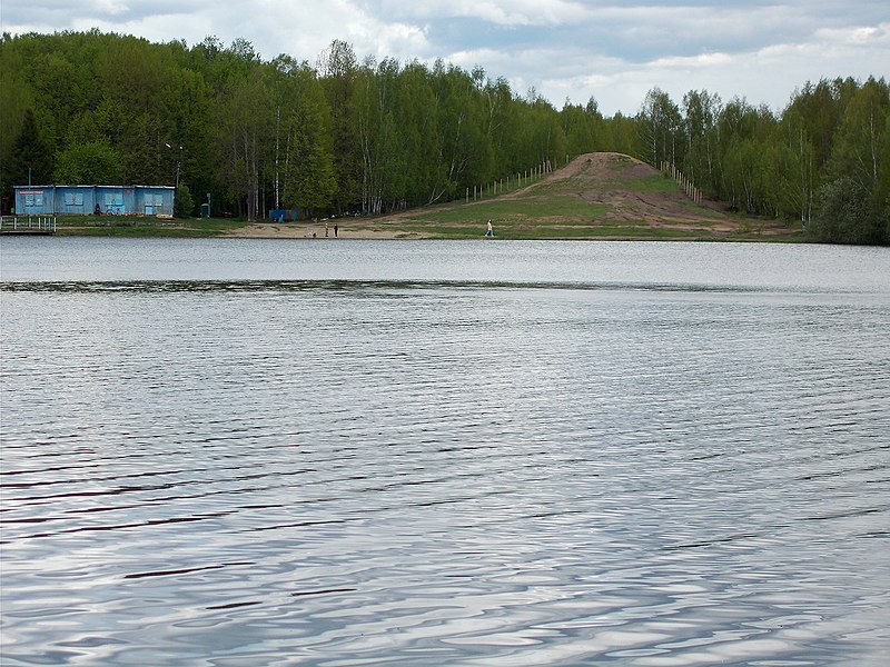 File:Lake Zapadnoe in Elektrostal. 2020 year. img 012.jpg