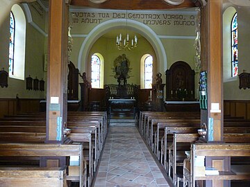 interior de la iglesia