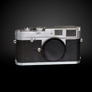 Leica M1 35 mm rangefinder camera by Leica AG